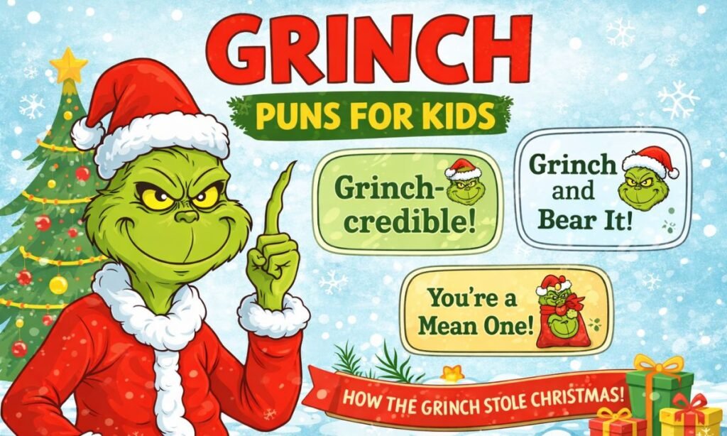 Grinch Puns for Kids