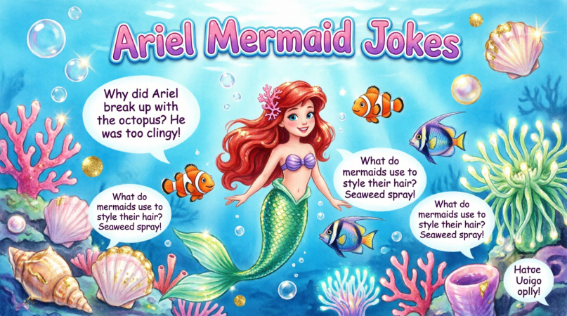 Ariel Mermaid Jokes