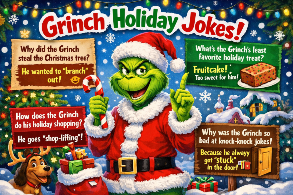 Grinch Holiday Jokes