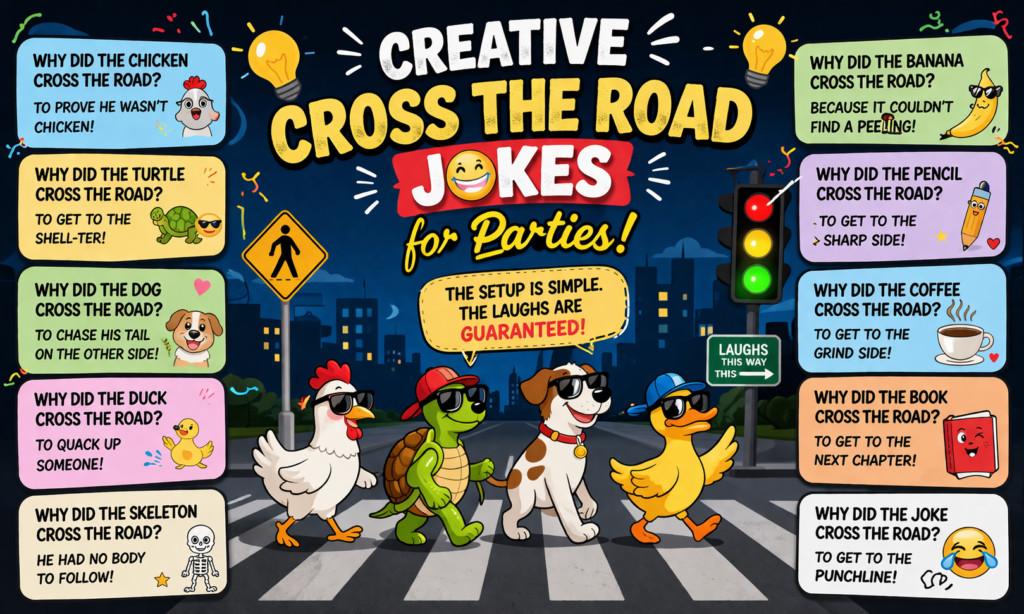 Creative Cross The Road Jokes for Parties