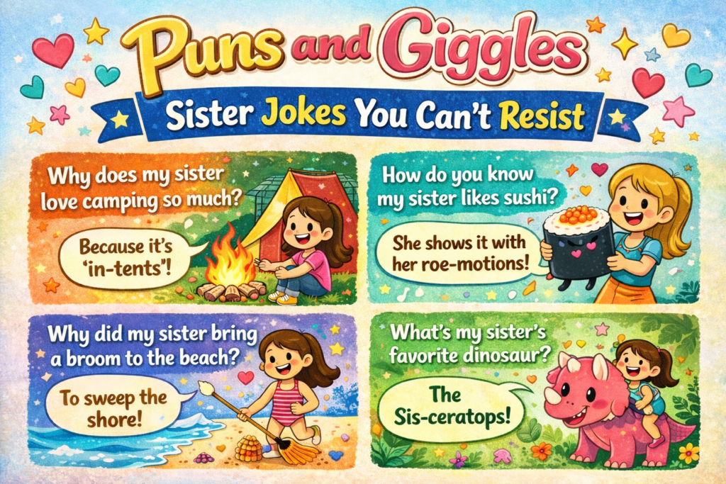 Puns and Giggles: Sister Jokes You Can't Resist