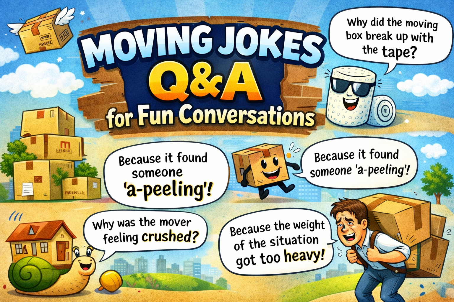 Humorous Moving 133+ Hilarious Moving Jokes That Will Make Your Relocation Fun and ...