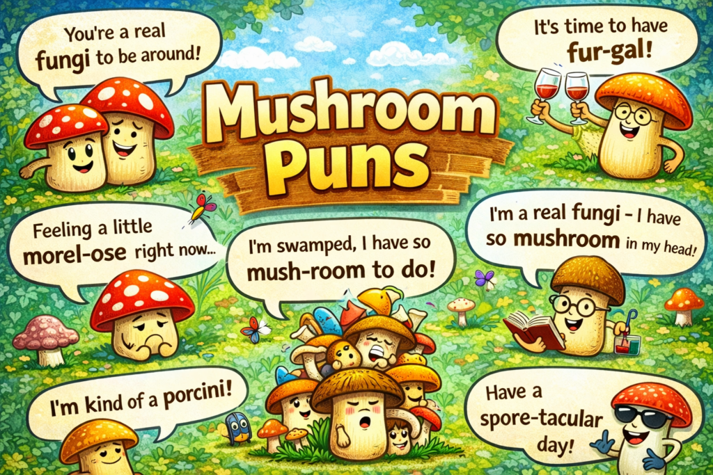 Mushroom Puns