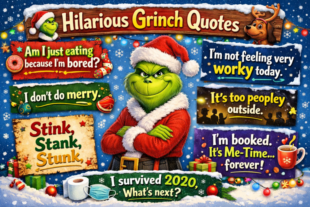 Hilarious Grinch Quotes
