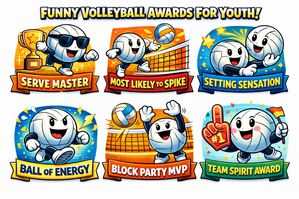 Funny Volleyball Awards for Youth