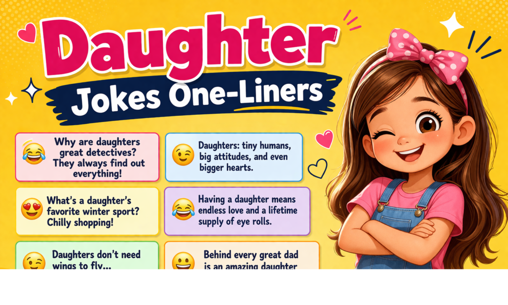 Daughter Jokes One-Liners