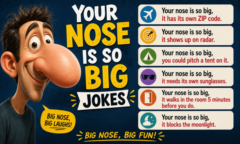 Your Nose Is So Big Jokes