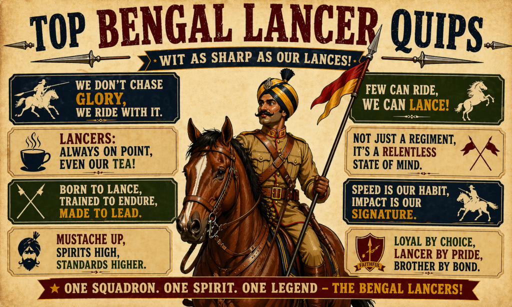 Top Bengal Lancer Quips