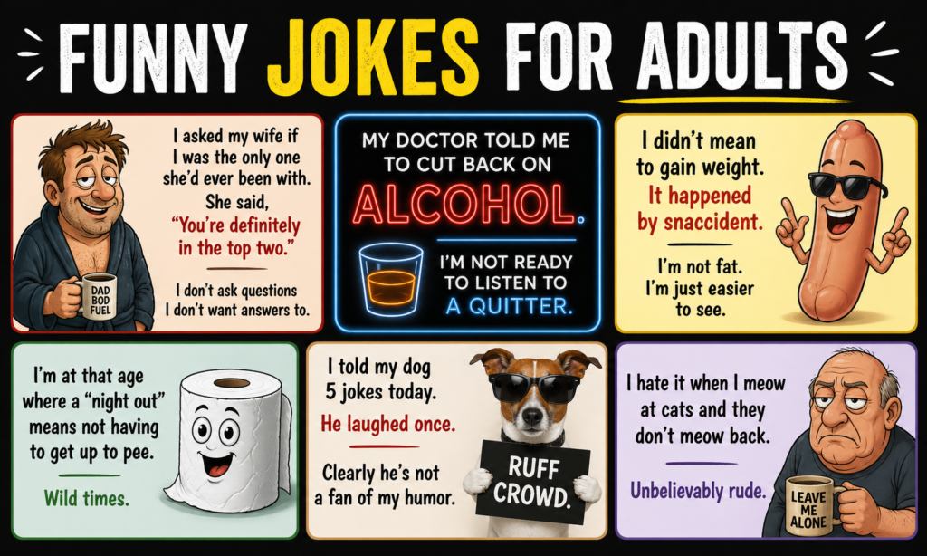 Funny Jokes For Adults
