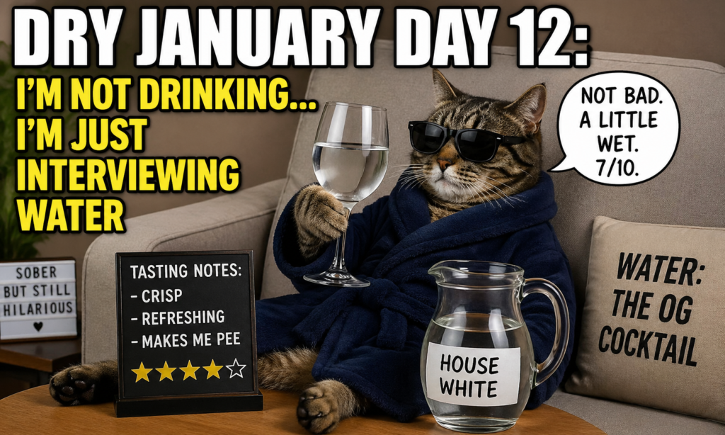 Hilarious Dry January Meme