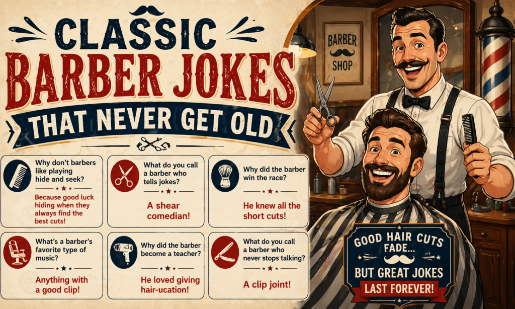 Classic Barber Jokes That Never Get Old