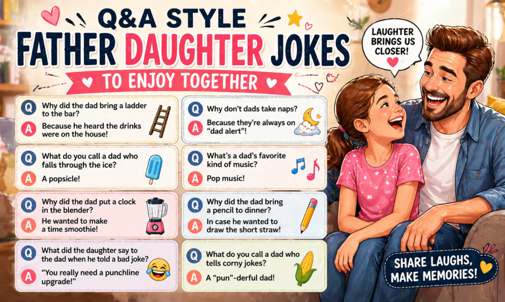 Q&A Style Father Daughter Jokes to Enjoy Together