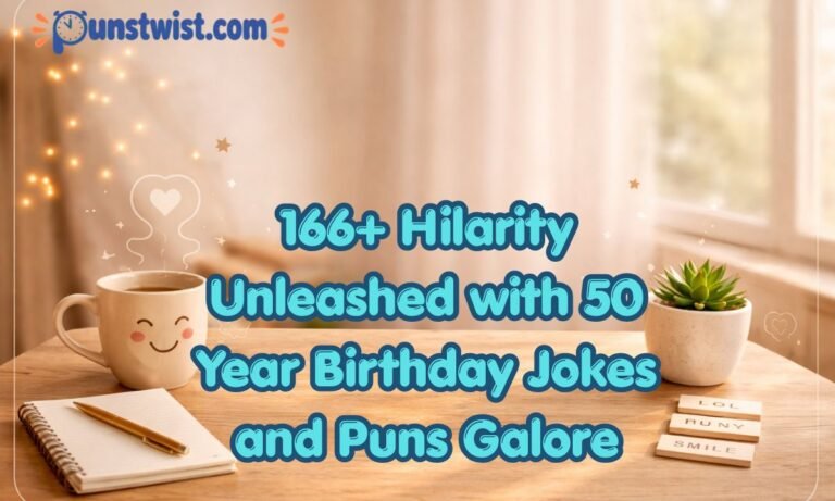 166+ Hilarity Unleashed with 50 Year Birthday Jokes and Puns Galore