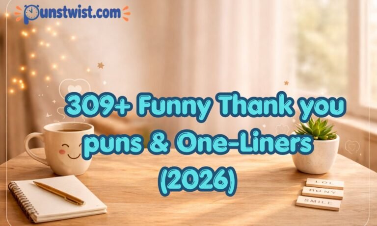 309+ Funny Thank you puns & One-Liners (2026)
