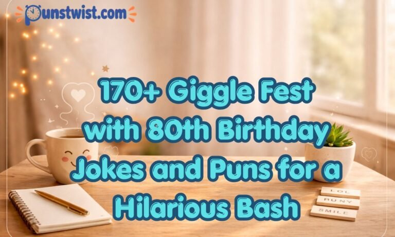 170+ Giggle Fest with 80th Birthday Jokes and Puns for a Hilarious Bash