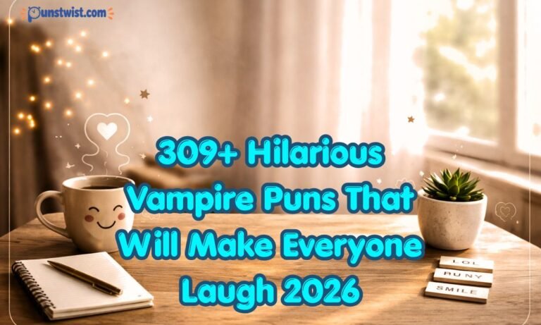 309+ Hilarious Vampire Puns That Will Make Everyone Laugh 2026