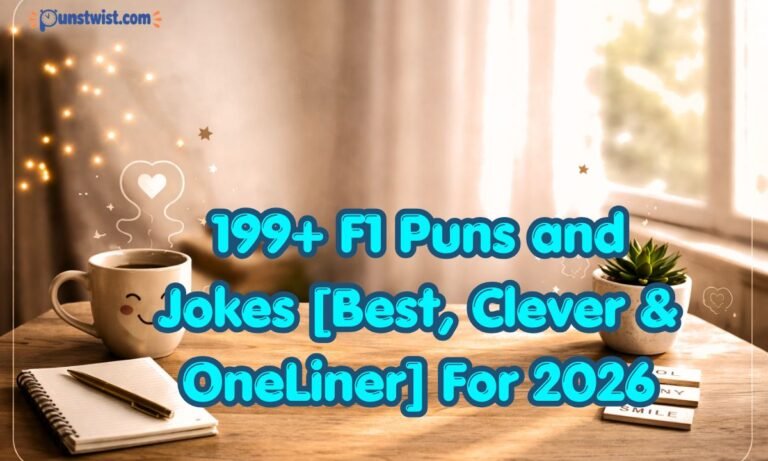 199+ F1 Puns and Jokes [Best, Clever & OneLiner] For 2026