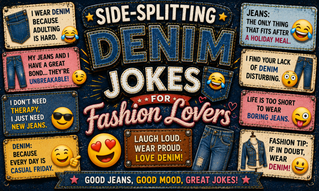 Side-Splitting Denim Jokes for Fashion Lovers