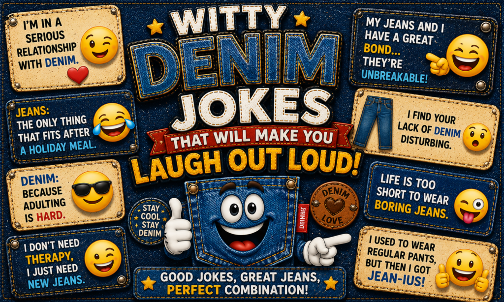 Witty Denim Jokes That Will Make You Laugh Out Loud
