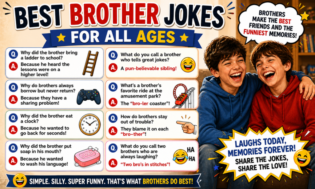 Best Brother Jokes for All Ages