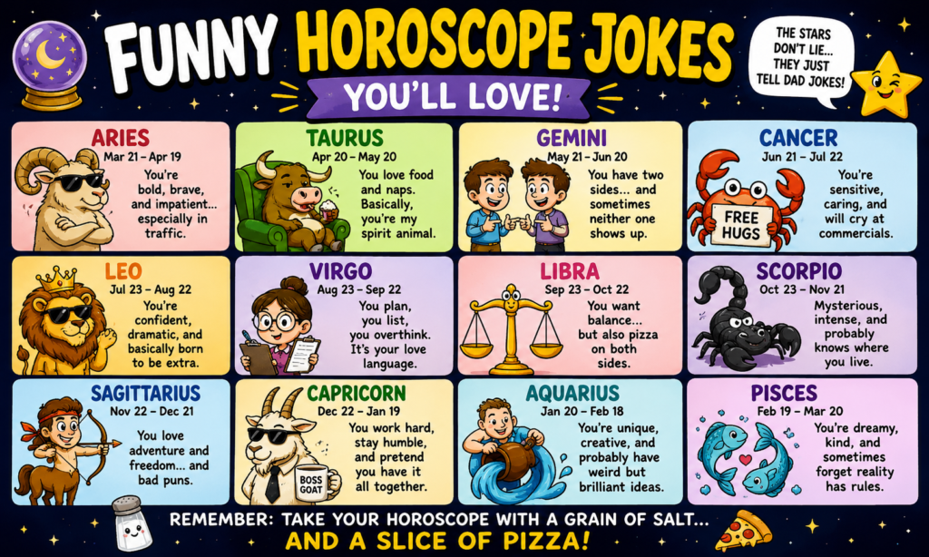 Funny Horoscope Jokes You'll Love