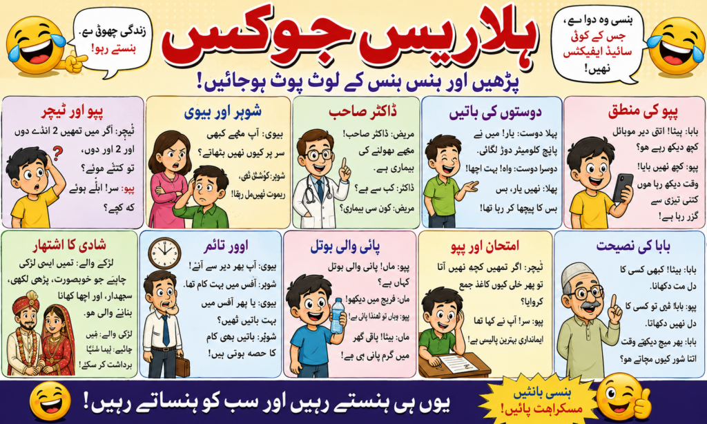 Hilarious Jokes in Urdu