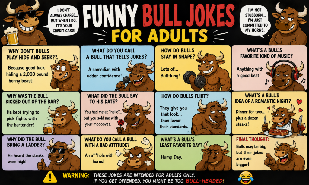 Funny Bull Jokes for Adults