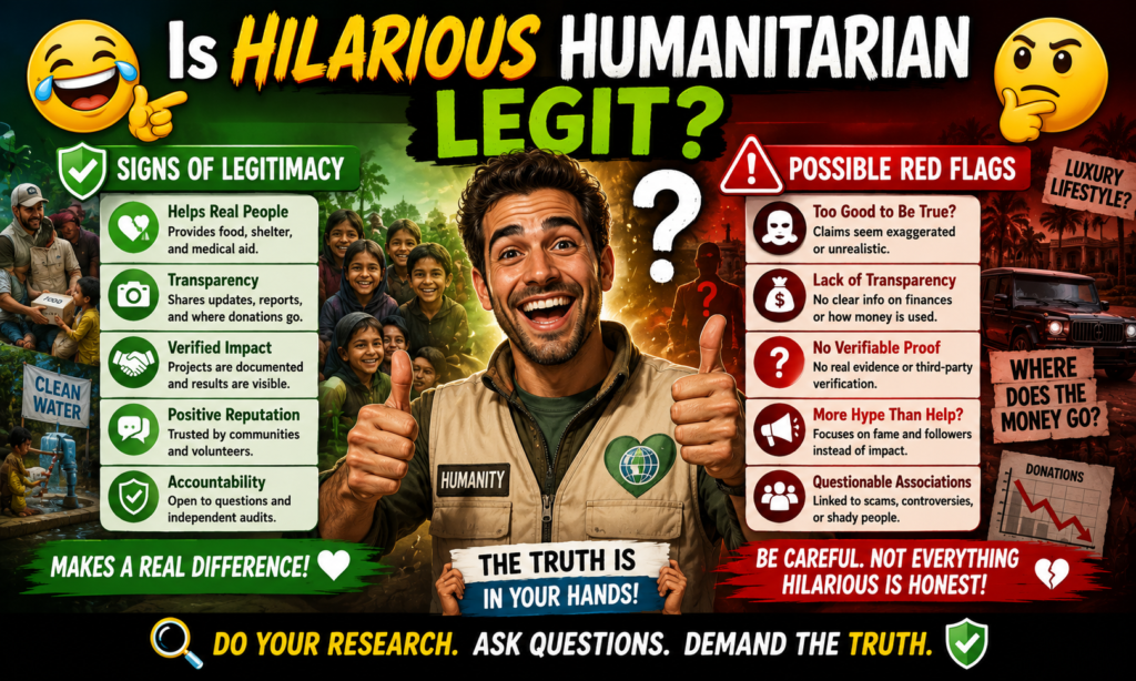 Is Hilarious Humanitarian Legit?