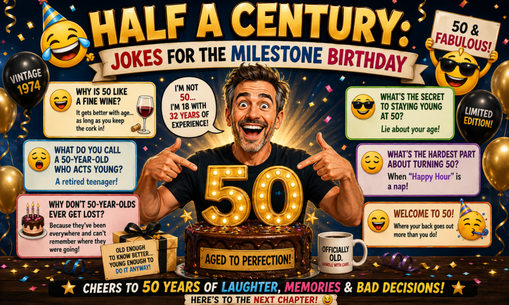 Half a Century: Jokes for the Milestone Birthday