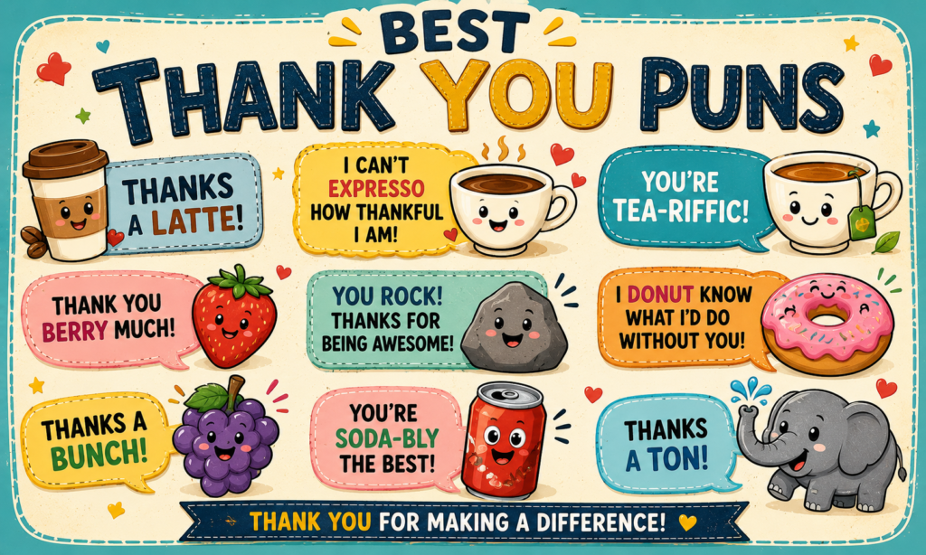Best Thank You Puns