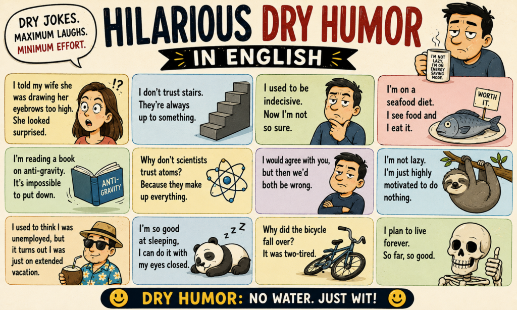 Hilarious Dry Humor in English