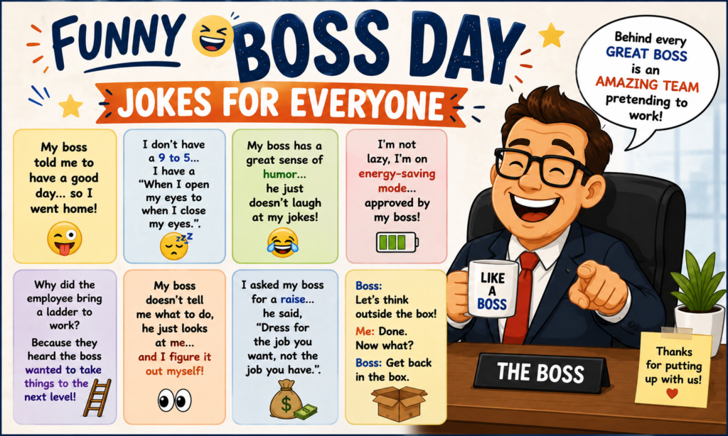 Funny Boss Day Jokes for Everyone