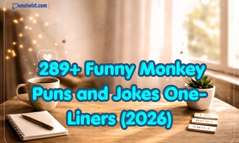 289+ Funny Monkey Puns and Jokes One-Liners (2026)