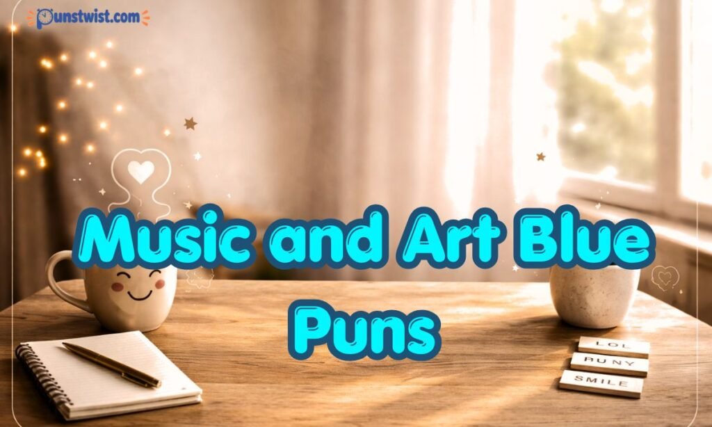 Music and Art Blue Puns
