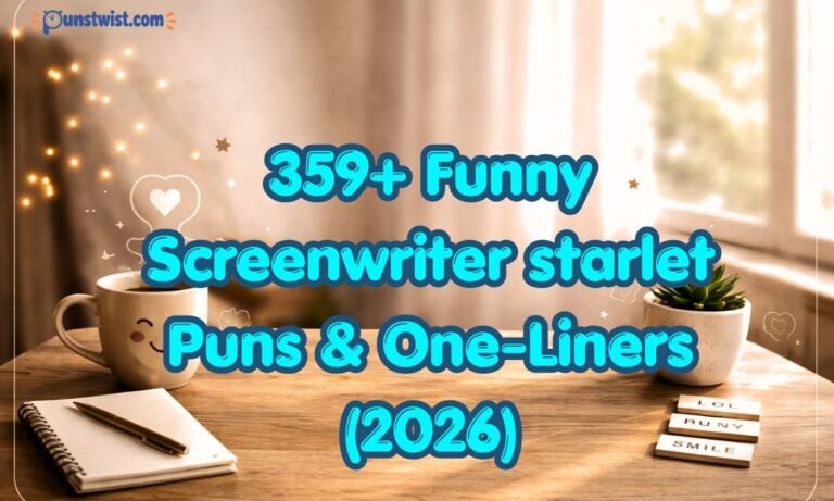 359+ Funny Screenwriter starlet Puns & One-Liners (2026)