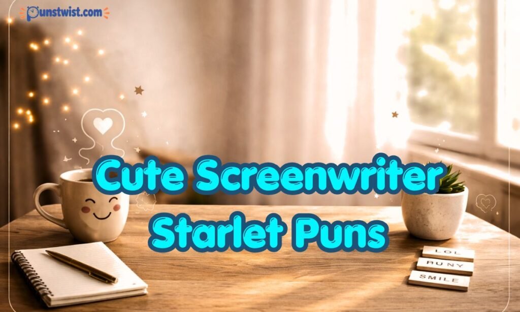 Cute Screenwriter Starlet Puns