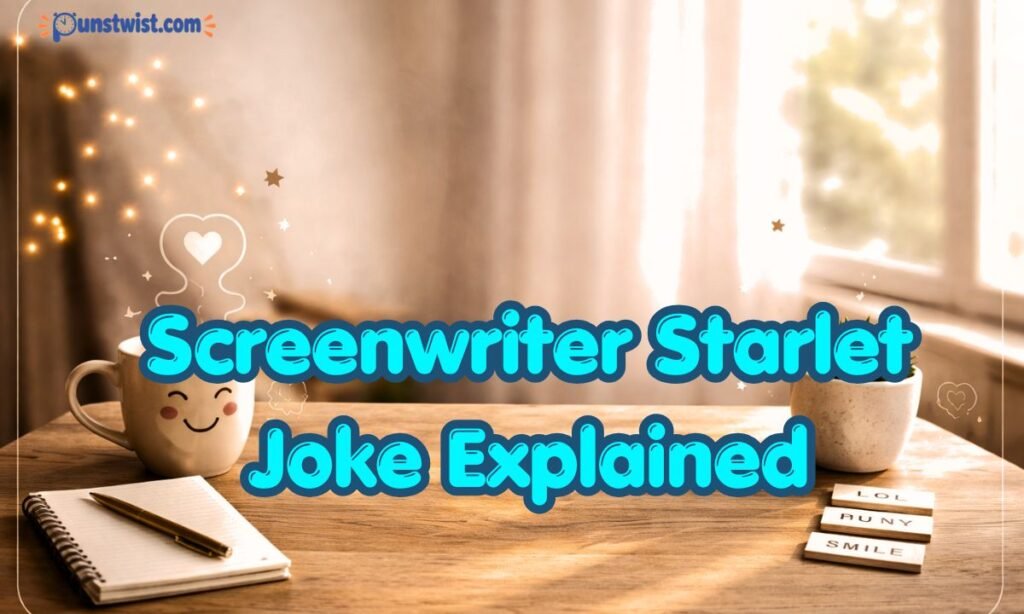 Screenwriter Starlet Joke Explained