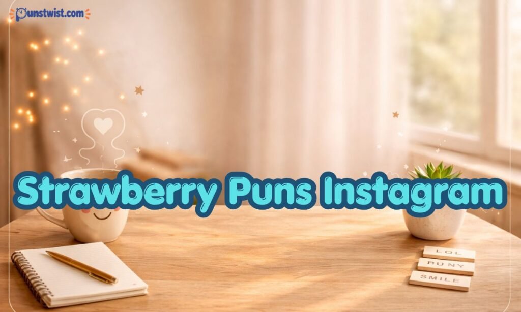 Strawberry Puns Instagram