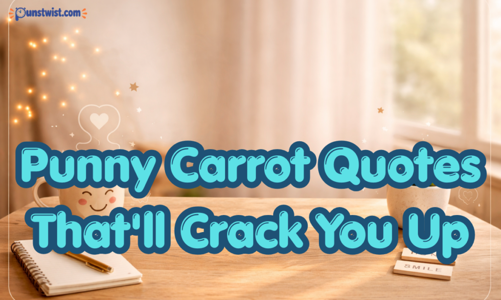 Punny Carrot Quotes That'll Crack You Up