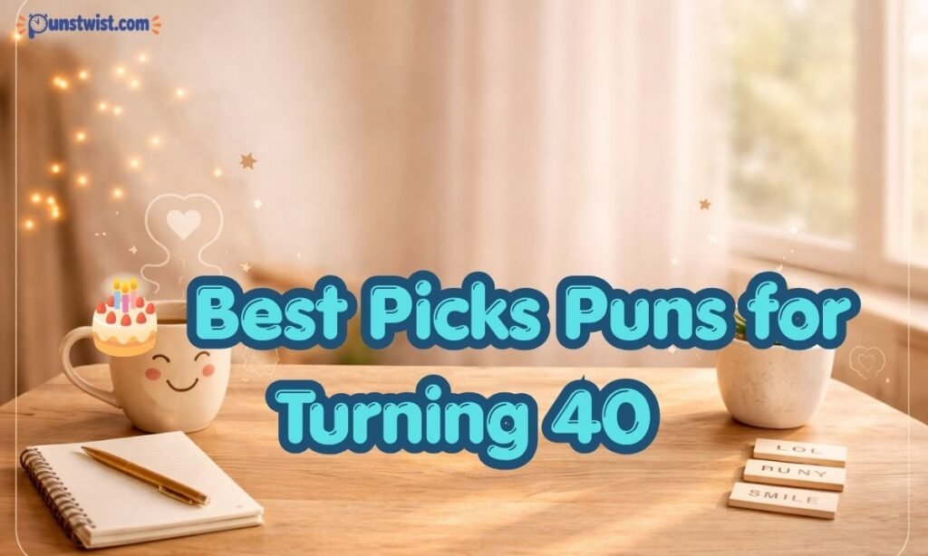 🎂 Best Picks Puns for Turning 40