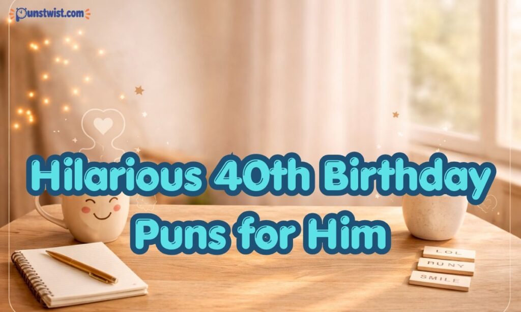 Hilarious 40th Birthday Puns for Him