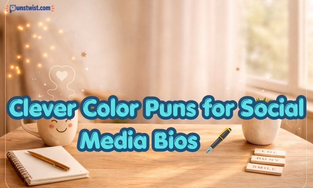 Clever Color Puns for Social Media Bios 🖋