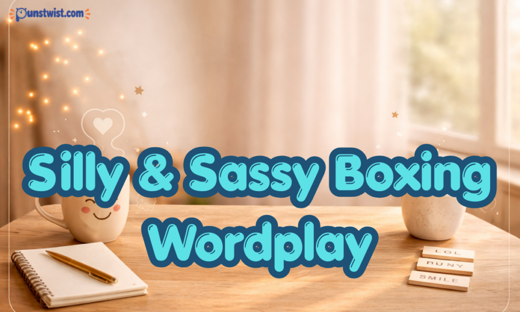 Silly & Sassy Boxing Wordplay