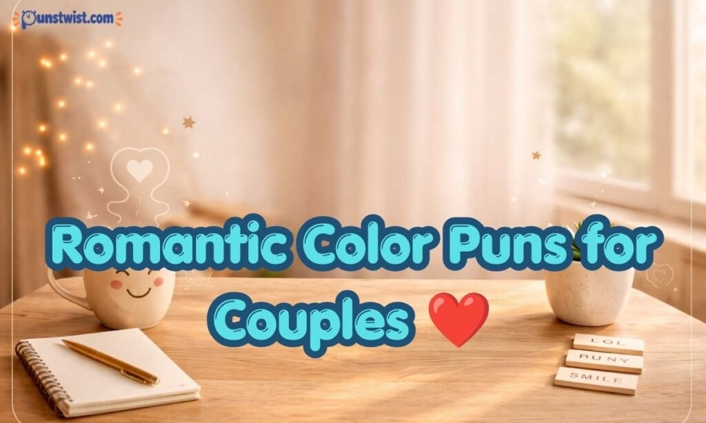 Romantic Color Puns for Couples ❤️