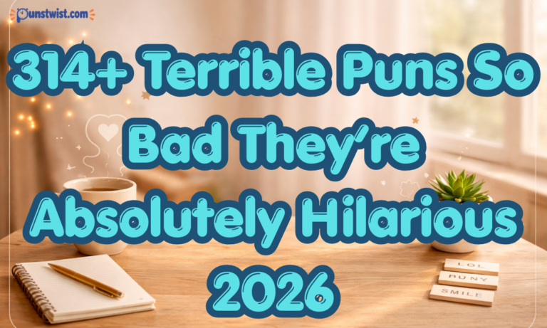 314+ Terrible Puns So Bad They’re Absolutely Hilarious 2026