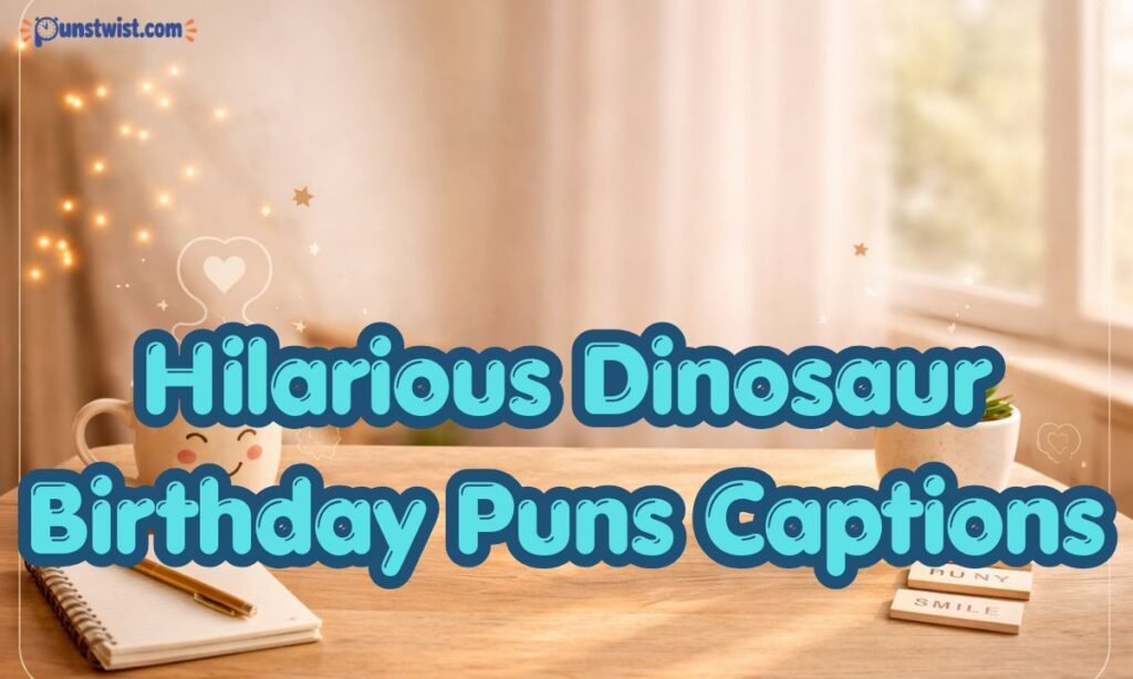 Hilarious Dinosaur Birthday Puns Captions